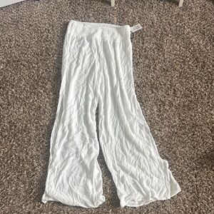 Shade & Shore White Casual Palazzo Pants